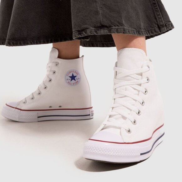 NWT! Wedge Converse Shoes - Picture 1 of 7